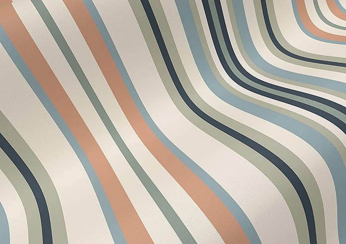 The British Stripe Co. Elizabeth, Polzeath No.1 - Twist&Fit Roller Blind - Image 4